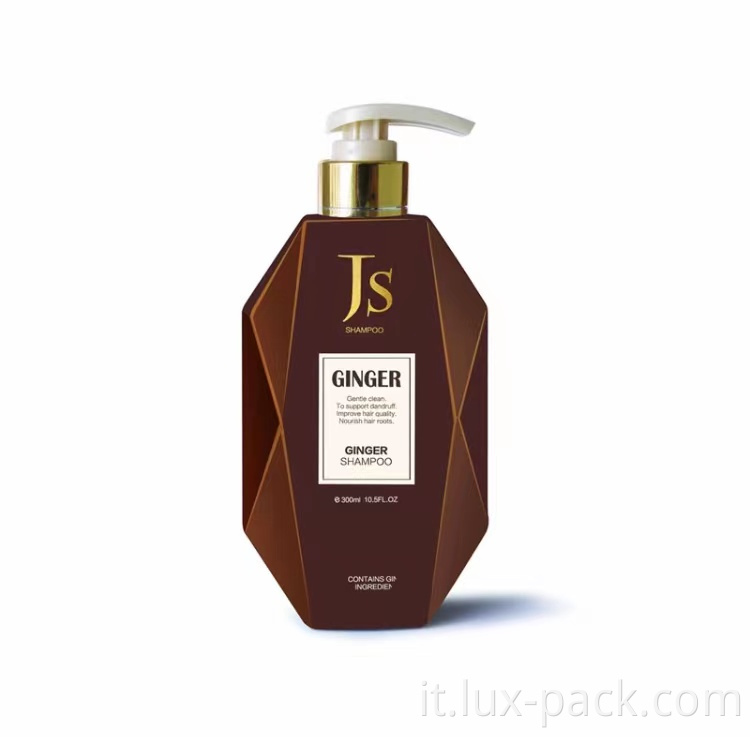 Factory Empty Riemibile biodegradabile in plastica in plastica bottiglia con tappo della pompa a lozione dorata